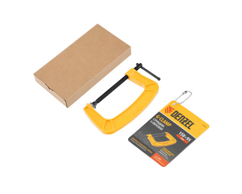 Струбцина G-образная, усиленная Denzel 150 мм 20645