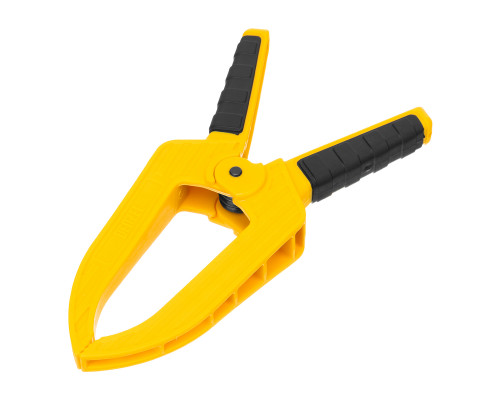 Струбцина Denzel клещеобразная, удлиненная 50x80 мм двухкомпонентные рукоятки 20789