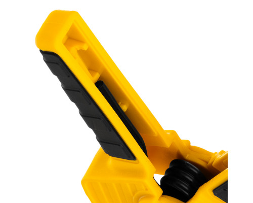 Струбцина Denzel клещеобразная, удлиненная 50x80 мм двухкомпонентные рукоятки 20789