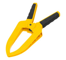 Струбцина Denzel клещеобразная, удлиненная 75x110 мм двухкомпонентные рукоятки 20790