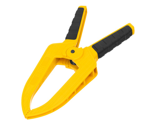 Струбцина Denzel клещеобразная, удлиненная 75x110 мм двухкомпонентные рукоятки 20790