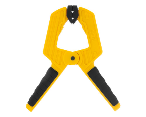 Клещеобразная усиленная струбцина Denzel 50x35 мм, двухкомпонентные рукоятки 20795