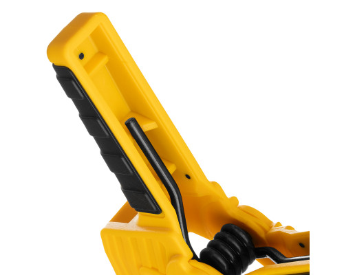 Клещеобразная усиленная струбцина Denzel 50x35 мм, двухкомпонентные рукоятки 20795