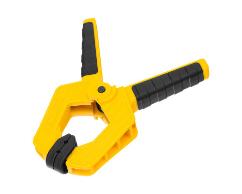 Струбцина Denzel клещеобразная, усиленная 65x50 мм, двухкомпонентные рукоятки 20796