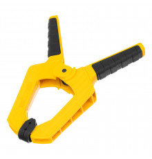 Клещеобразная усиленная струбцина Denzel 100x80 мм, двухкомпонентные рукоятки 20798