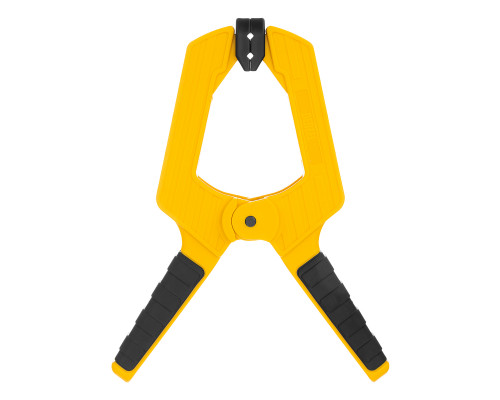 Клещеобразная усиленная струбцина Denzel 100x80 мм, двухкомпонентные рукоятки 20798