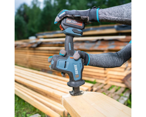 Пила сабельная аккумуляторная SENIX PSRX2-M2-EU-0, без акб и зу