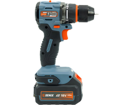 Дрель-шуруповерт аккумуляторная SENIX X2, с акб и зу PDDX2-M4-EU