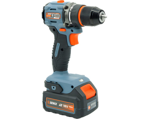 Дрель-шуруповерт аккумуляторная SENIX X2, с акб и зу PDDX2-M4-EU