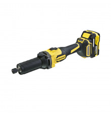 Машина шлифовальная прямая аккумуляторная Hanskonner цанга 6 мм, АКБ 4,0 Ач,ЗУ HSG1868