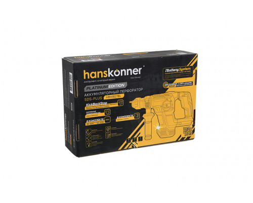 Аккумуляторный перфоратор Hanskonner PLATINUM HRH1827BL