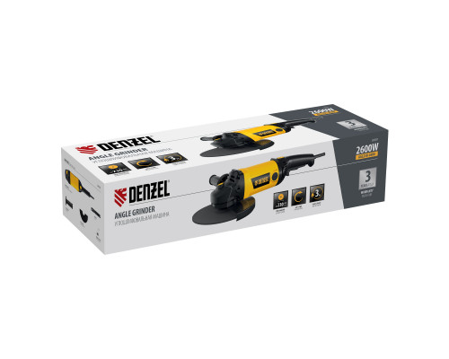 Углошлифовальная машина Denzel AGL230-2600 26921