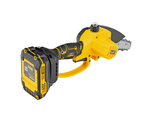 Цепная мини-пила аккумуляторная бесщеточная DENZEL CCS-150, шина 150 мм, Li-Ion, 20 В 58650
