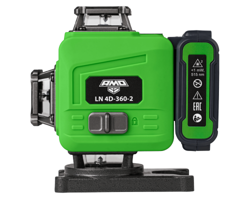 Лазерный уровень AMO LN 4D-360-2 с зеленым лучом 821180