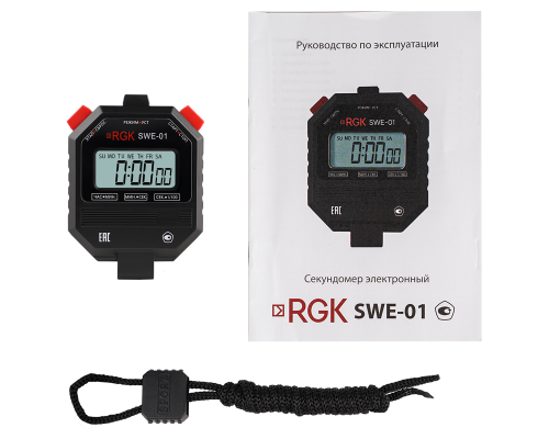 Секундомер электронный RGK SWE-01 с поверкой 721913