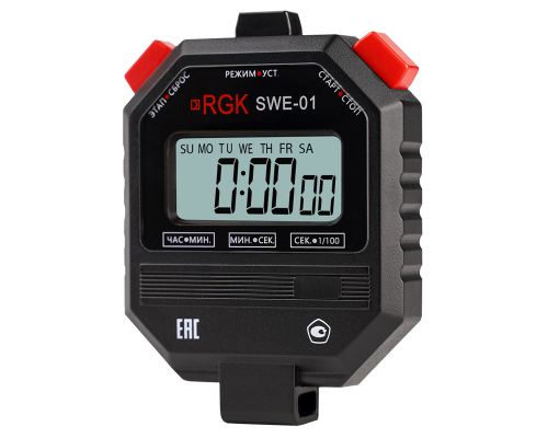 Секундомер электронный RGK SWE-01 с поверкой 721913