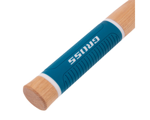 Молоток-гвоздодер 380 г, угол 75, магнит, обрезиненная рукоятка GROSS AMERICAN HICKORY 10413