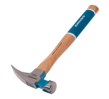Молоток-гвоздодер,560 г, угол 75, магнит, обрезиненная рукоятка GROSS AMERICAN HICKORY 10419