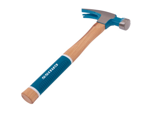 Молоток-гвоздодер,560 г, угол 75, магнит, обрезиненная рукоятка GROSS AMERICAN HICKORY 10419