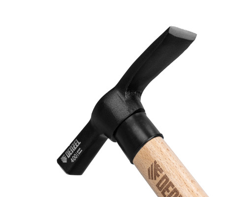 Молоток каменщика Denzel 400 г, буковая рукоятка, EFP 10641