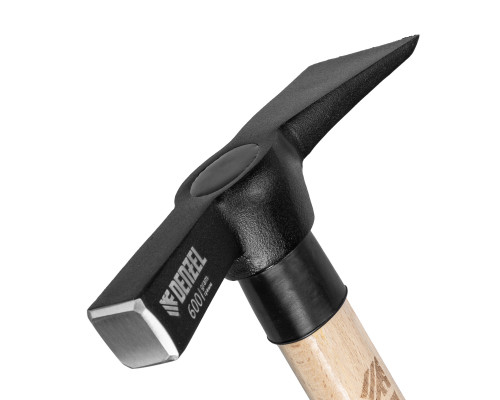 Молоток каменщика Denzel 600 г, буковая рукоятка, EFP 10643