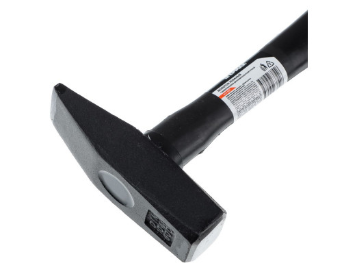 Молоток кованый с фиберглассовой двухкомпонентной ручкой 600 г ЕРМАК 615-087