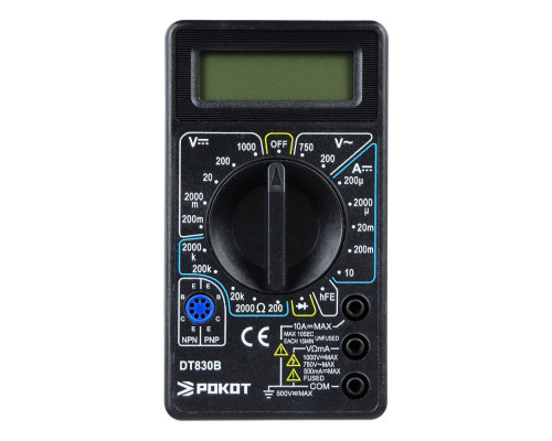 Цифровой мультиметр РОКОТ DT-830В 660-014