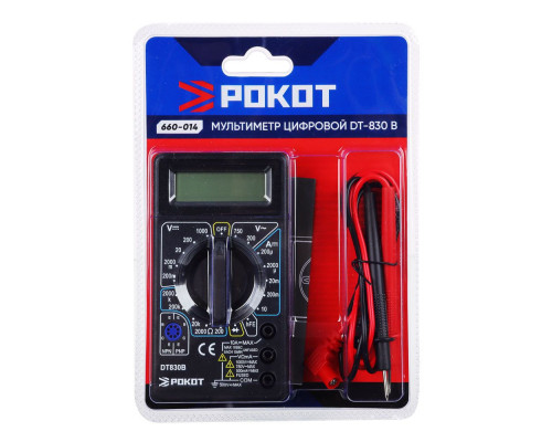 Цифровой мультиметр РОКОТ DT-830В 660-014