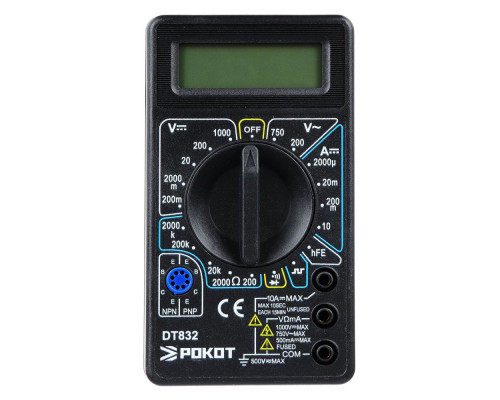 Цифровой мультиметр РОКОТ DT-832 660-015