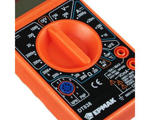 Цифровой мультиметр ЕРМАК DT-838 660-005