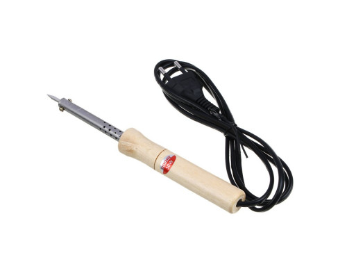 Паяльник РОКОТ 30 Вт, деревянная ручка 619-100