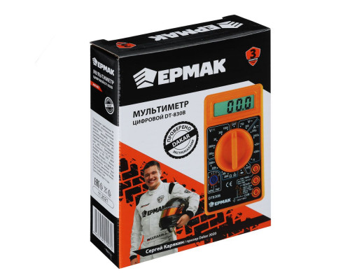 Цифровой мультиметр ЕРМАК DT-830В 660-003