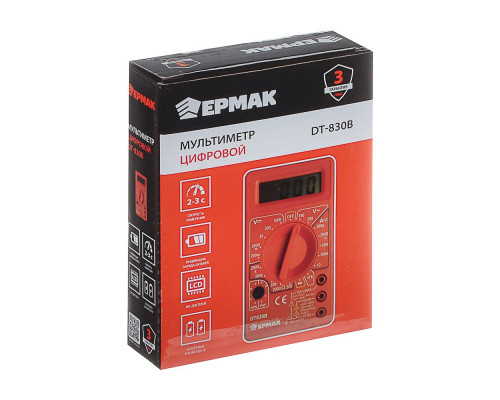 Цифровой мультиметр ЕРМАК DT-830В 660-003