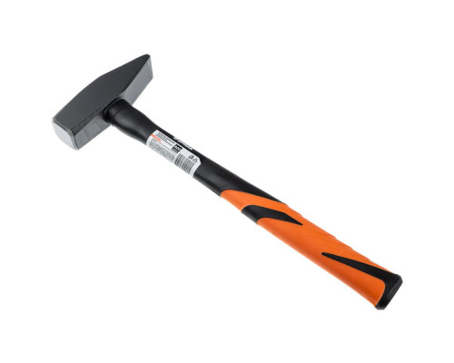 Молоток кованый с фиберглассовой двухкомпонентной ручкой 800 г ЕРМАК 662-423