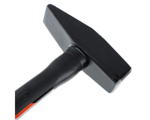 Молоток кованый с фиберглассовой двухкомпонентной ручкой 800 г ЕРМАК 662-423