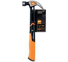 Молоток Fiskars с загнутым гвоздодёром M16oz/13.5" 1027202