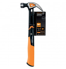 Молоток Fiskars с загнутым гвоздодёром M16oz/13.5" 1027202