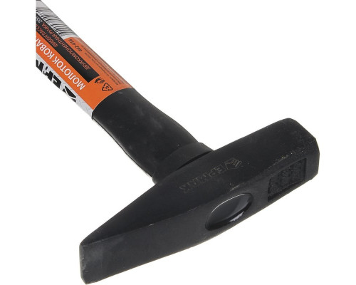 Молоток кованый с фиберглассовой двухкомпонентной ручкой 400 г ЕРМАК 662-002