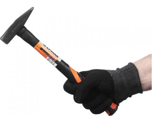 Молоток кованый с фиберглассовой двухкомпонентной ручкой 400 г ЕРМАК 662-002