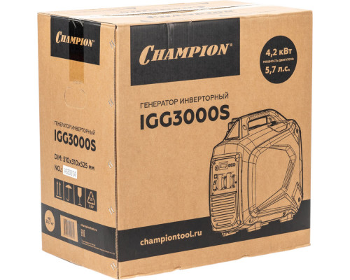 Электростанция инверторная CHAMPION IGG3000S