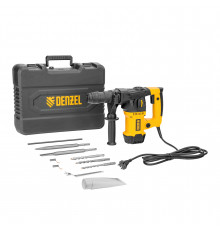 Перфоратор электрический Denzel RHVB-1250-32, SDS-plus, 1250 Вт, 5,5 Дж 26614