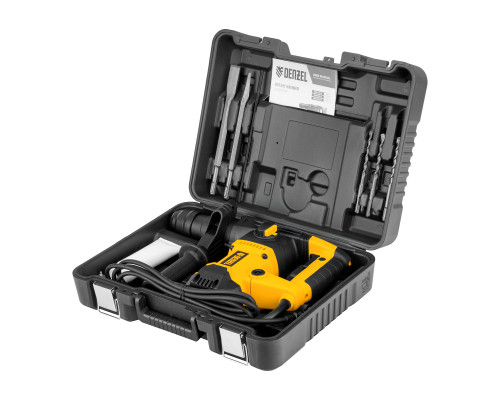 Перфоратор электрический Denzel RHVB-1250-32, SDS-plus, 1250 Вт, 5,5 Дж 26614