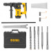 Перфоратор электрический Denzel RHVB-1250-32, SDS-plus, 1250 Вт, 5,5 Дж 26614