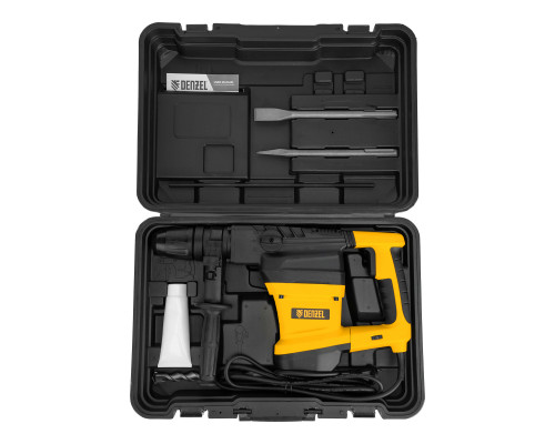 Перфоратор электрический Denzel RHVB-1300-40, SDS-Max, 1300 Вт, 10 Дж 26621