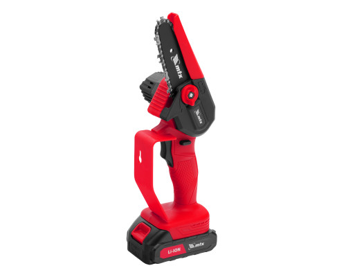 Цепная мини-пила аккумуляторная MTX MCS-100, шина 100 мм, Li-Ion, 20 В 58640
