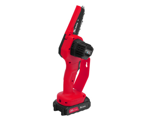 Цепная мини-пила аккумуляторная MTX MCS-100, шина 100 мм, Li-Ion, 20 В 58640