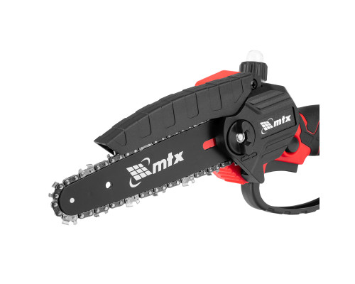 Цепная мини-пила аккумуляторная MTX MCS-150, шина 150 мм, Li-Ion, 20 В 58641