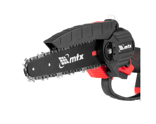 Цепная мини-пила аккумуляторная MTX MCS-150, шина 150 мм, Li-Ion, 20 В 58641