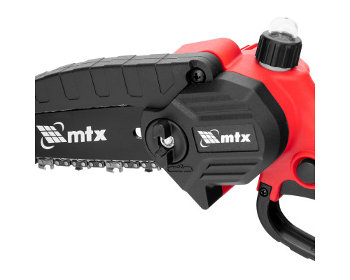 Цепная мини-пила аккумуляторная MTX MCS-150, шина 150 мм, Li-Ion, 20 В 58641