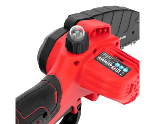 Цепная мини-пила аккумуляторная MTX MCS-150, шина 150 мм, Li-Ion, 20 В 58641